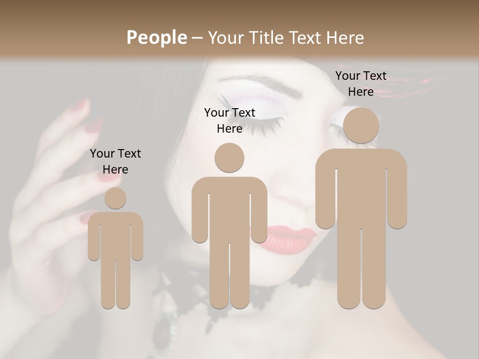 Vintage Female Show PowerPoint Template