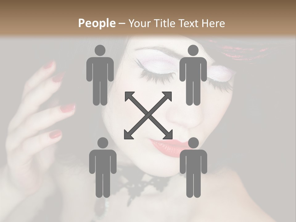 Vintage Female Show PowerPoint Template