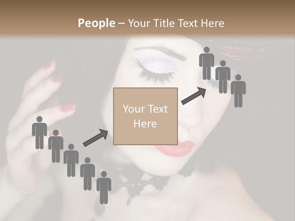Vintage Female Show PowerPoint Template