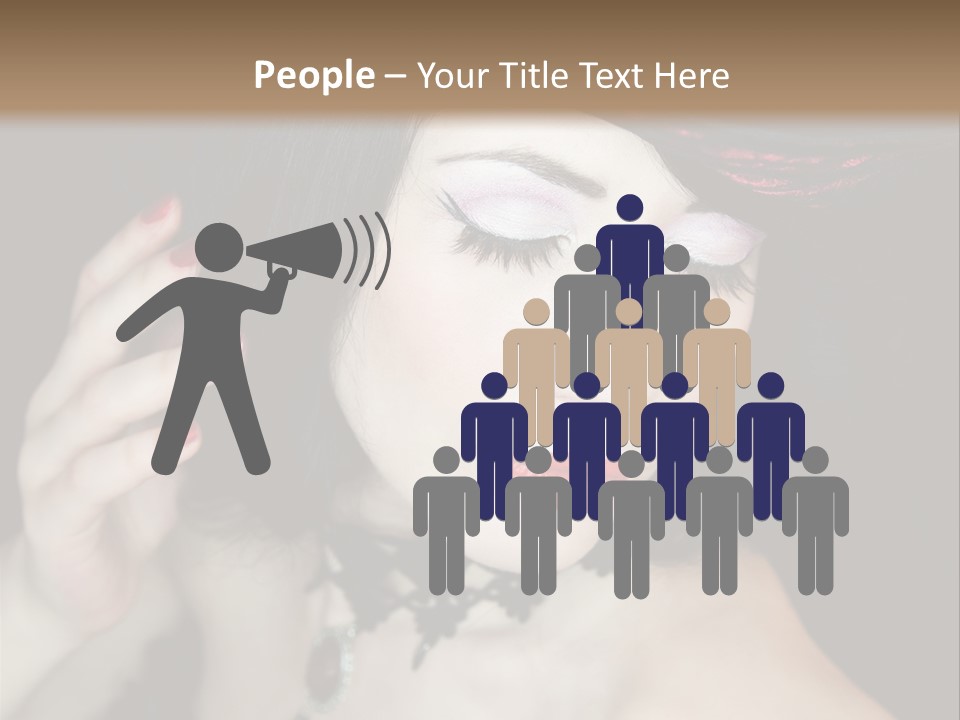 Vintage Female Show PowerPoint Template