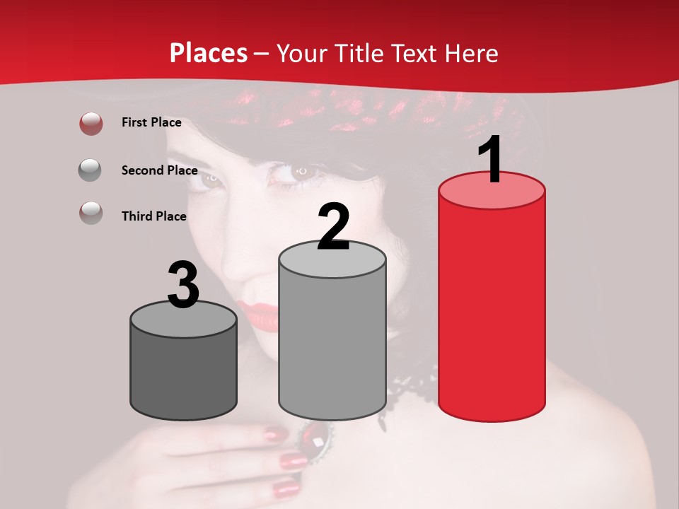 Fetish Dancer Burlesque PowerPoint Template