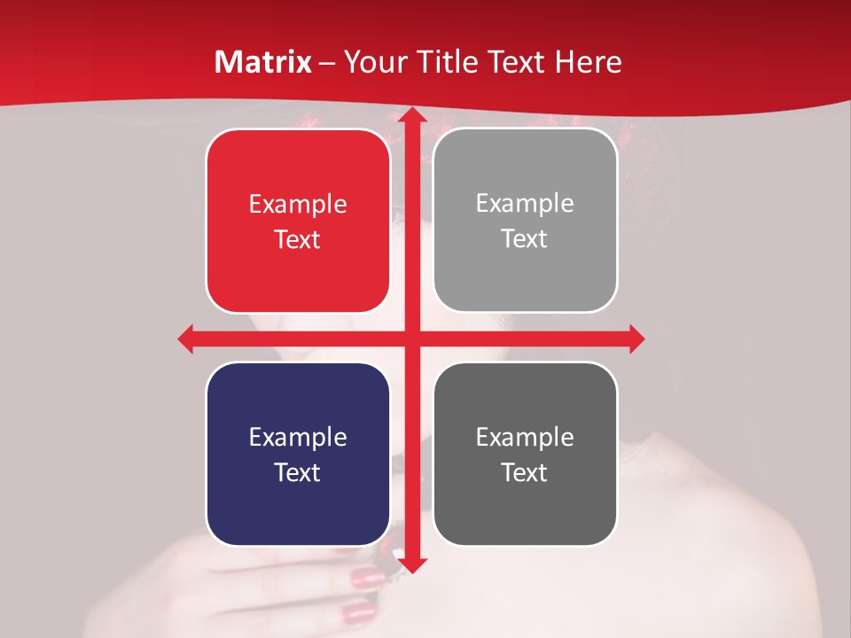 Fetish Dancer Burlesque PowerPoint Template