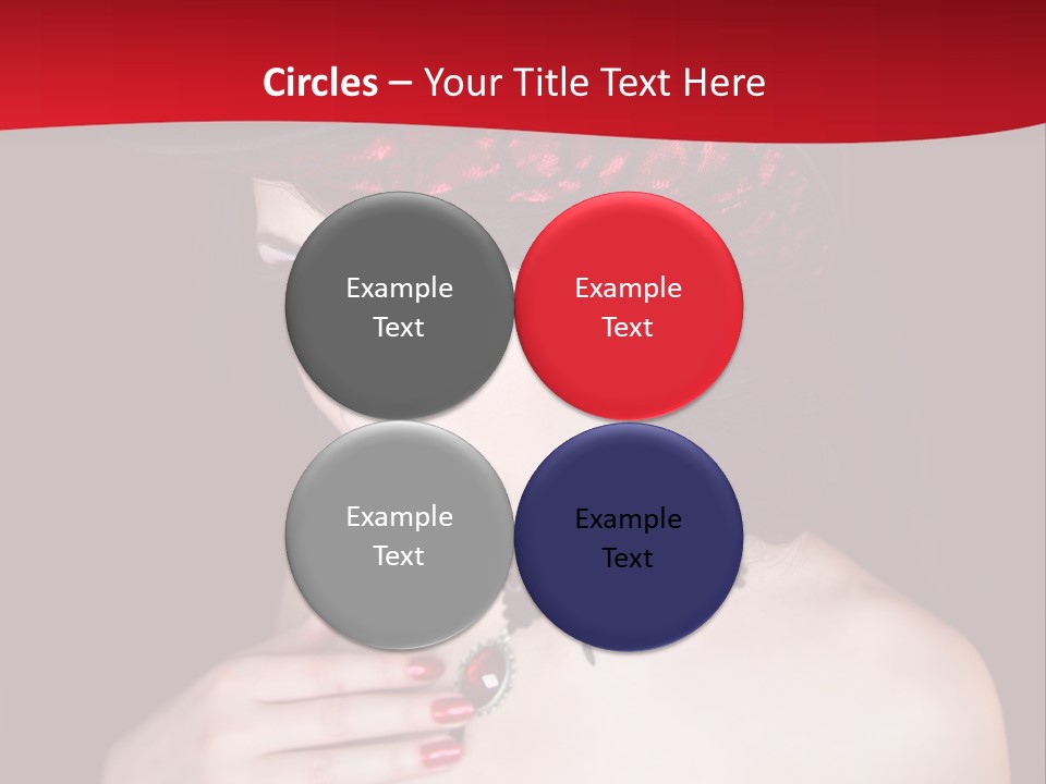 Fetish Dancer Burlesque PowerPoint Template