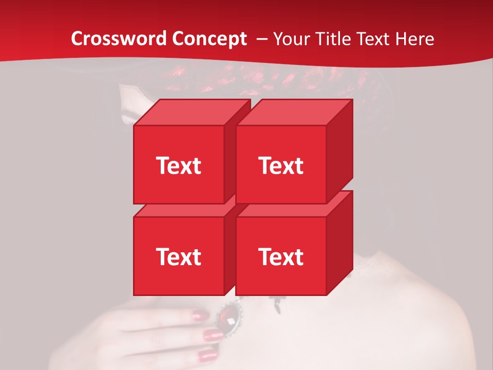 Fetish Dancer Burlesque PowerPoint Template