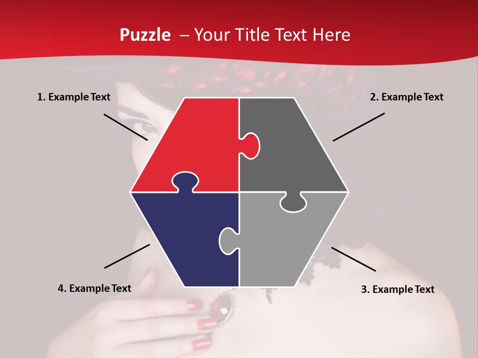 Fetish Dancer Burlesque PowerPoint Template