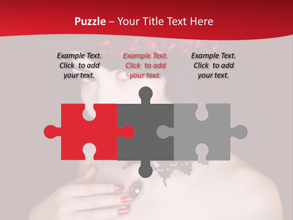 Fetish Dancer Burlesque PowerPoint Template