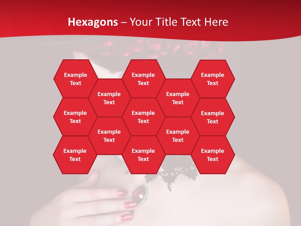 Fetish Dancer Burlesque PowerPoint Template