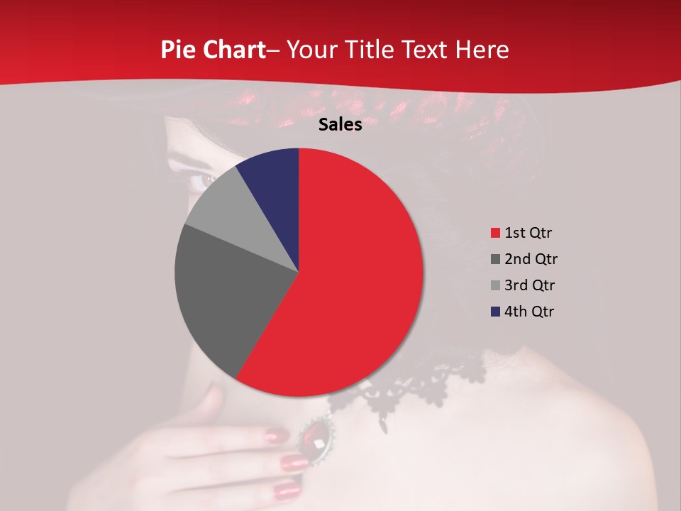 Fetish Dancer Burlesque PowerPoint Template