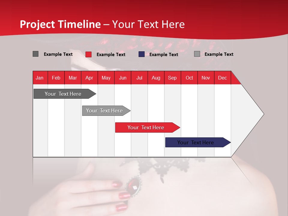 Fetish Dancer Burlesque PowerPoint Template
