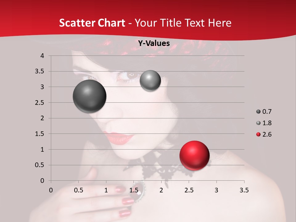 Fetish Dancer Burlesque PowerPoint Template