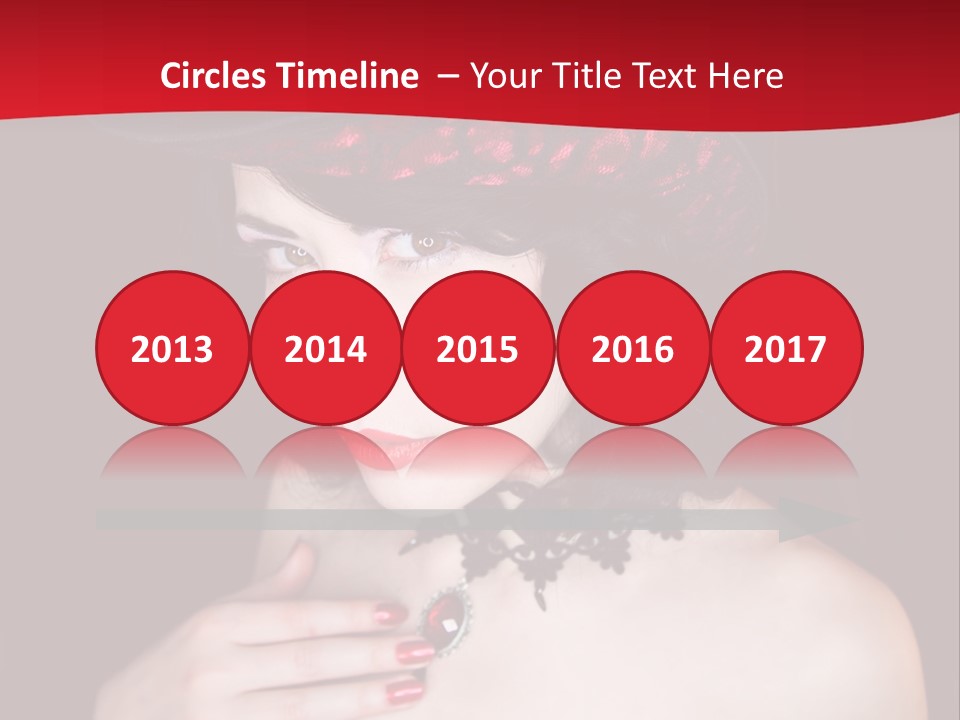 Fetish Dancer Burlesque PowerPoint Template