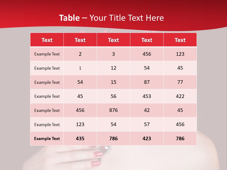 Fetish Dancer Burlesque PowerPoint Template