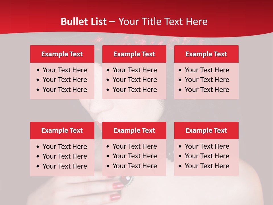 Fetish Dancer Burlesque PowerPoint Template