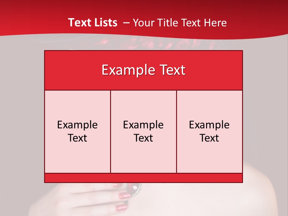 Fetish Dancer Burlesque PowerPoint Template