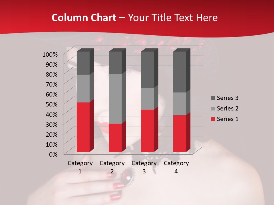 Fetish Dancer Burlesque PowerPoint Template