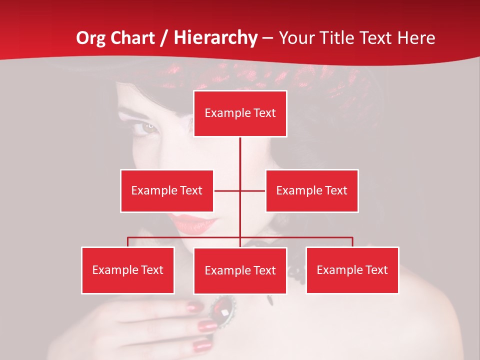 Fetish Dancer Burlesque PowerPoint Template