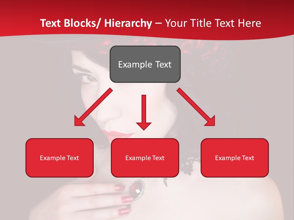 Fetish Dancer Burlesque PowerPoint Template