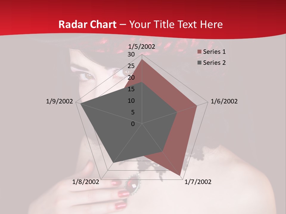 Fetish Dancer Burlesque PowerPoint Template