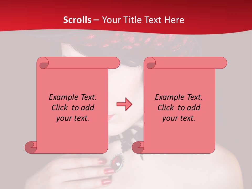 Fetish Dancer Burlesque PowerPoint Template