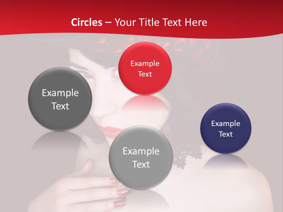 Fetish Dancer Burlesque PowerPoint Template