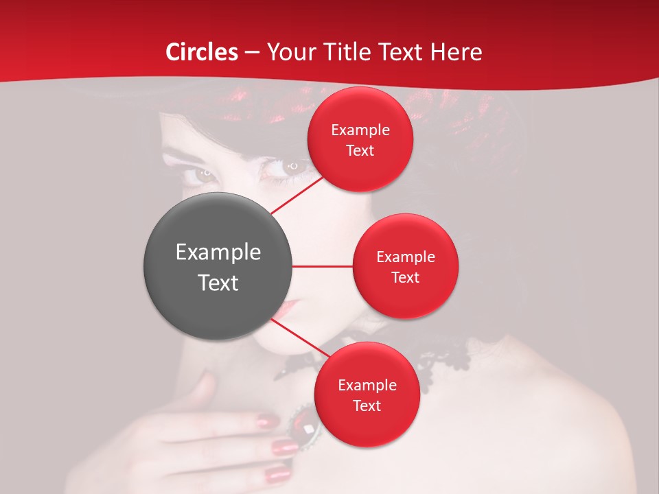 Fetish Dancer Burlesque PowerPoint Template