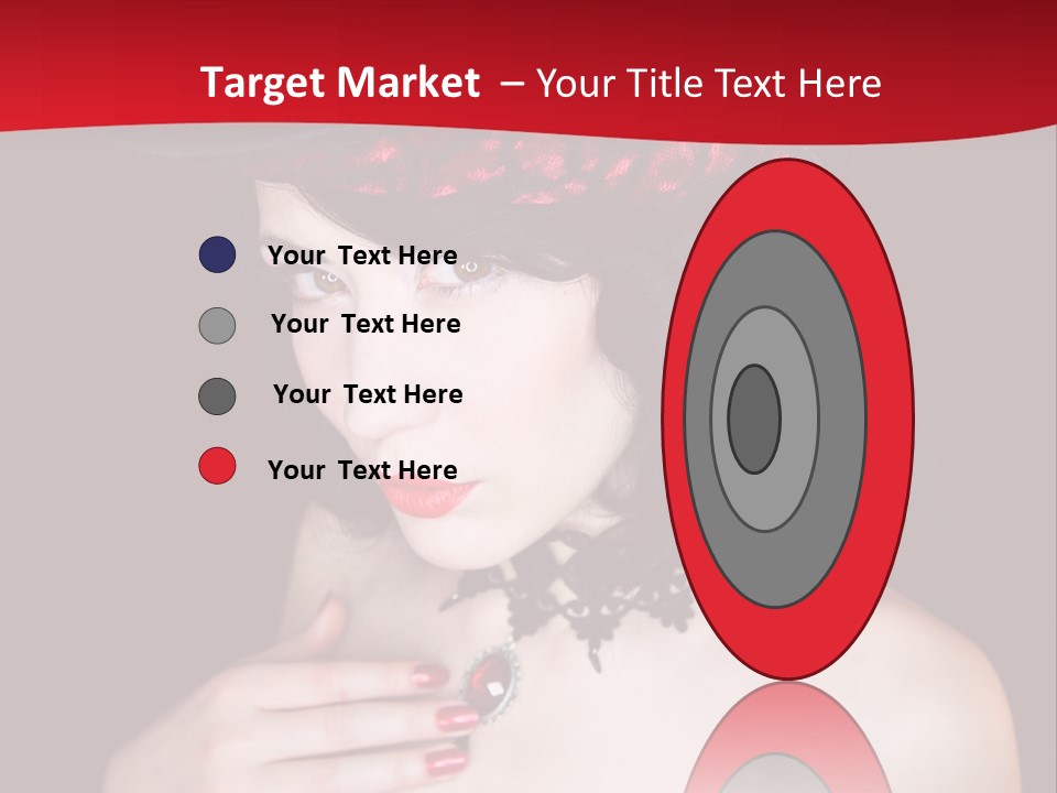 Fetish Dancer Burlesque PowerPoint Template