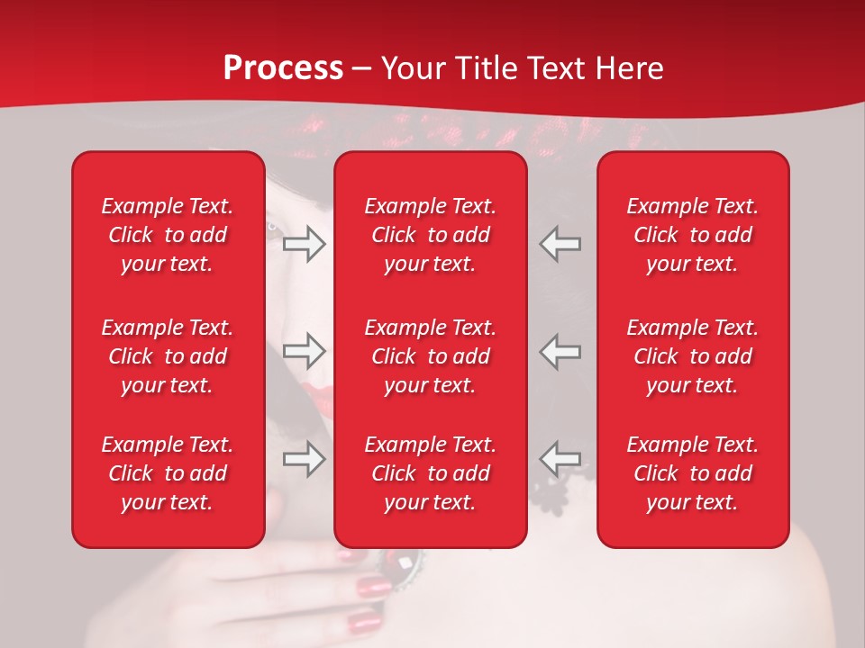 Fetish Dancer Burlesque PowerPoint Template