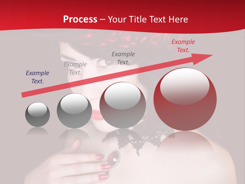 Fetish Dancer Burlesque PowerPoint Template