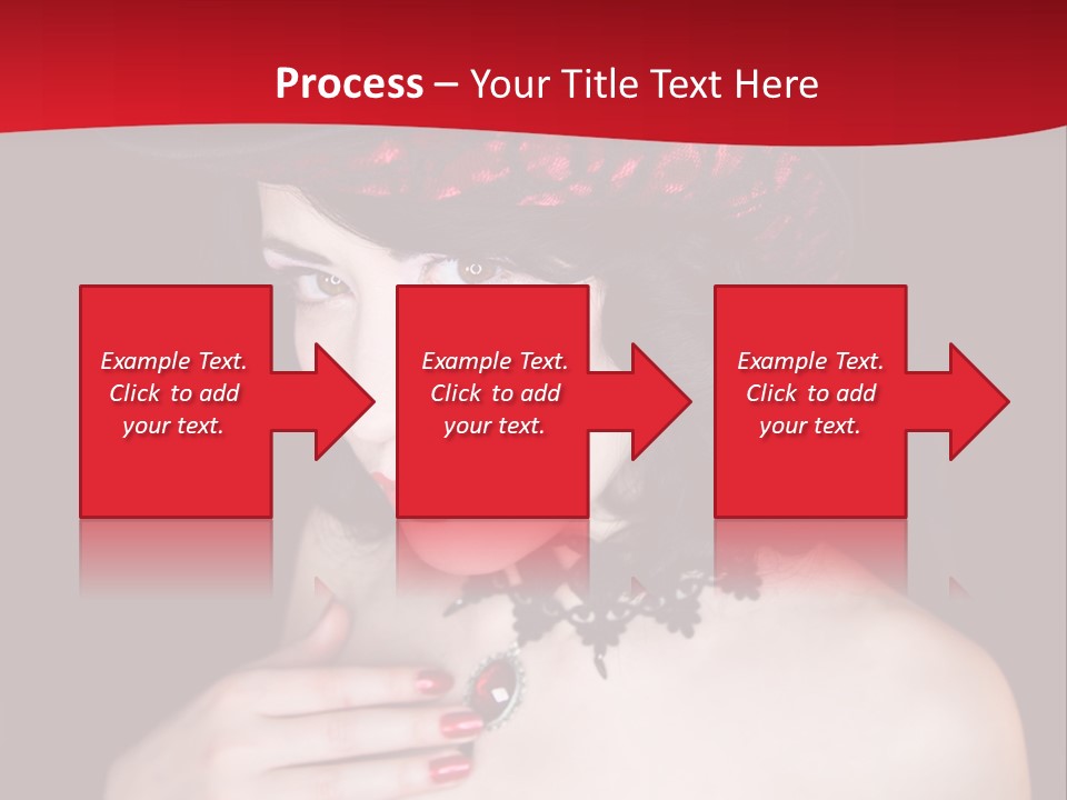 Fetish Dancer Burlesque PowerPoint Template