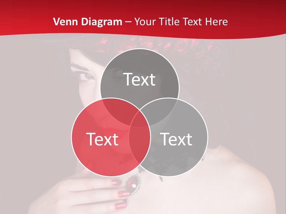 Fetish Dancer Burlesque PowerPoint Template