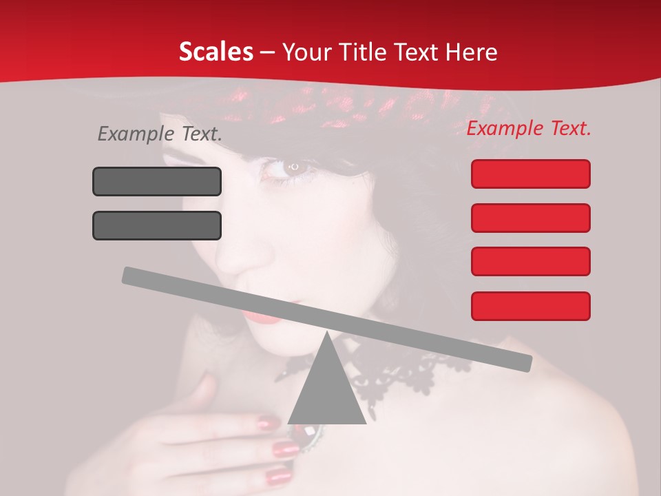 Fetish Dancer Burlesque PowerPoint Template