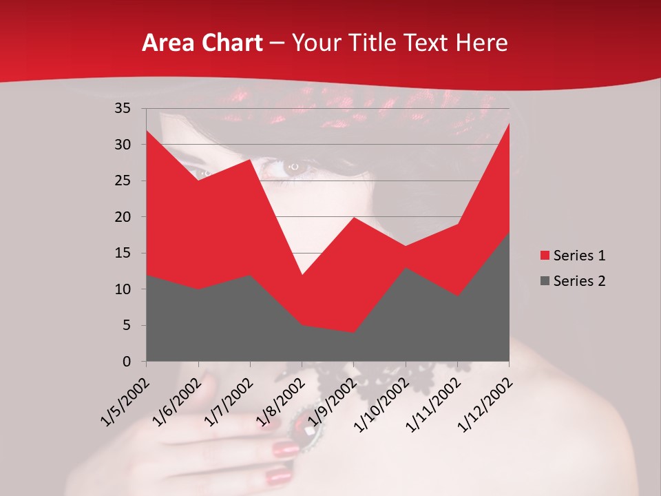 Fetish Dancer Burlesque PowerPoint Template