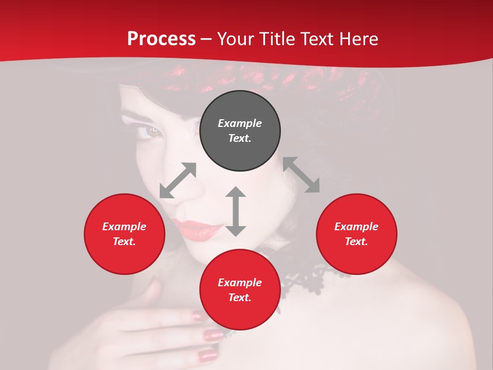 Fetish Dancer Burlesque PowerPoint Template