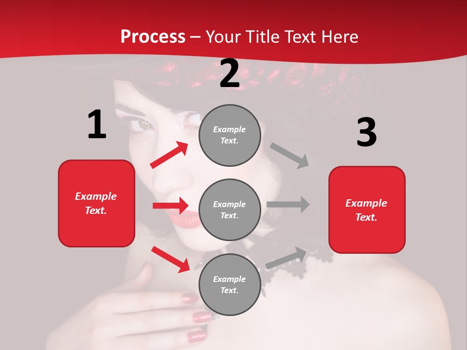 Fetish Dancer Burlesque PowerPoint Template