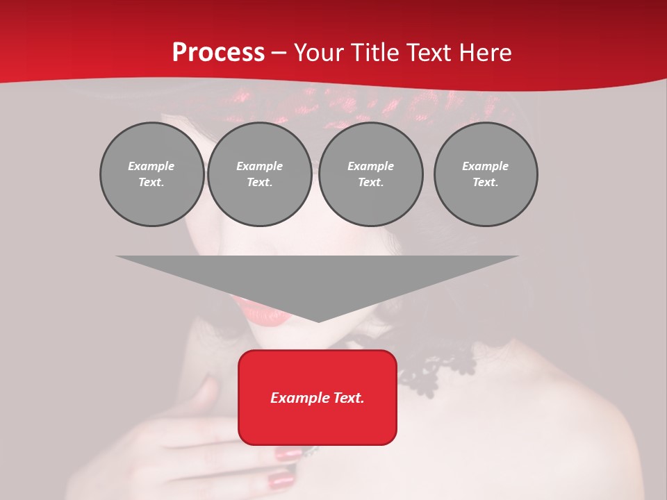 Fetish Dancer Burlesque PowerPoint Template