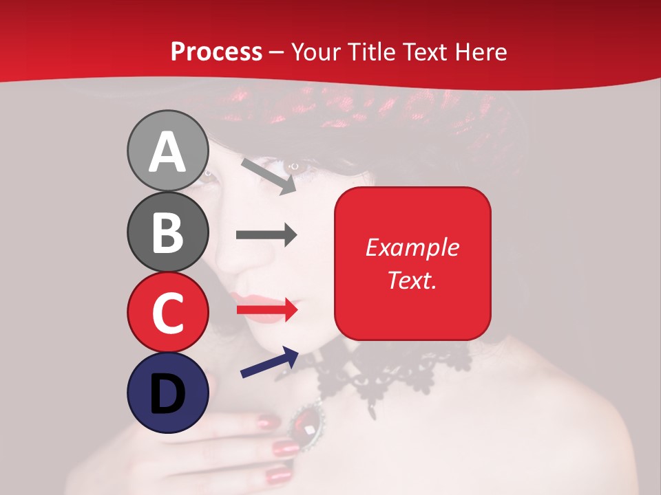 Fetish Dancer Burlesque PowerPoint Template