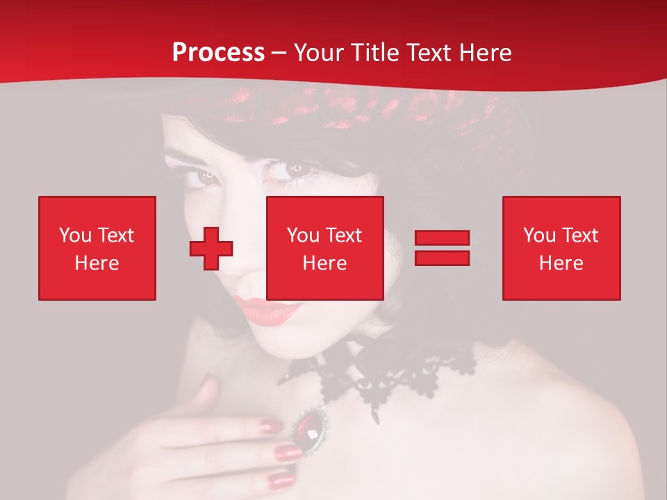 Fetish Dancer Burlesque PowerPoint Template