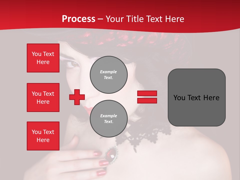 Fetish Dancer Burlesque PowerPoint Template