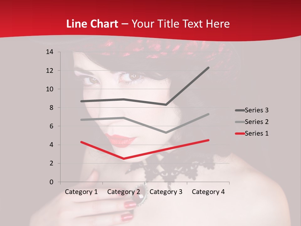 Fetish Dancer Burlesque PowerPoint Template