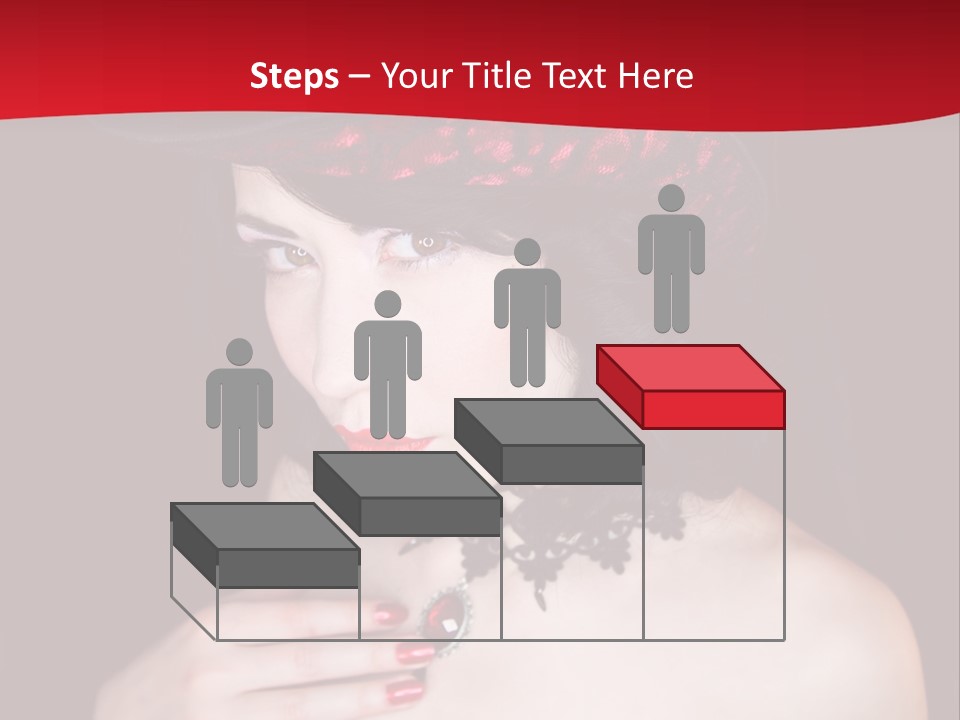 Fetish Dancer Burlesque PowerPoint Template