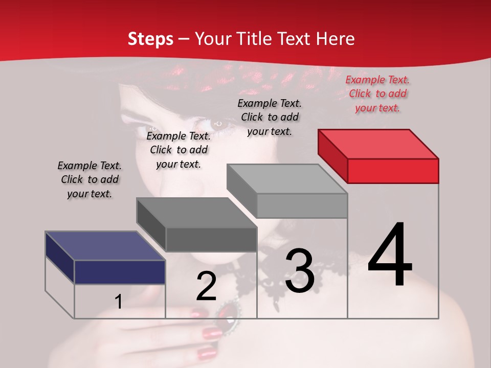 Fetish Dancer Burlesque PowerPoint Template