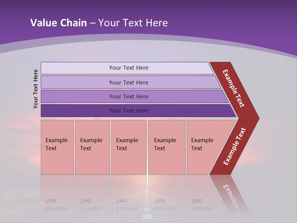 Perspective Journey Freeway PowerPoint Template