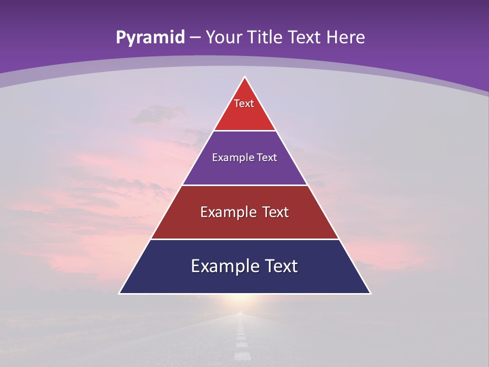 Perspective Journey Freeway PowerPoint Template