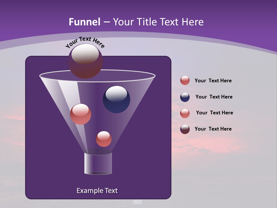 Perspective Journey Freeway PowerPoint Template