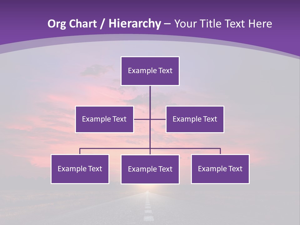 Perspective Journey Freeway PowerPoint Template