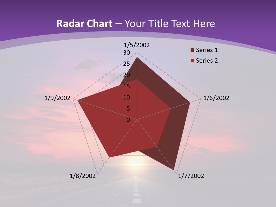 Perspective Journey Freeway PowerPoint Template