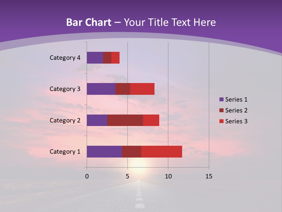 Perspective Journey Freeway PowerPoint Template