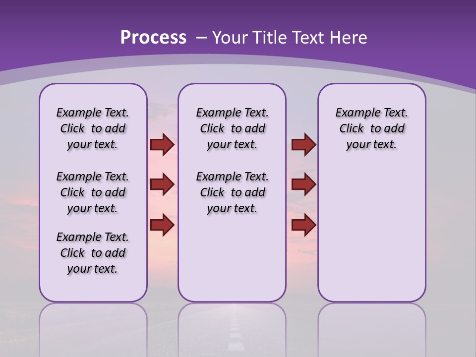 Perspective Journey Freeway PowerPoint Template