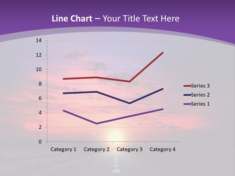 Perspective Journey Freeway PowerPoint Template
