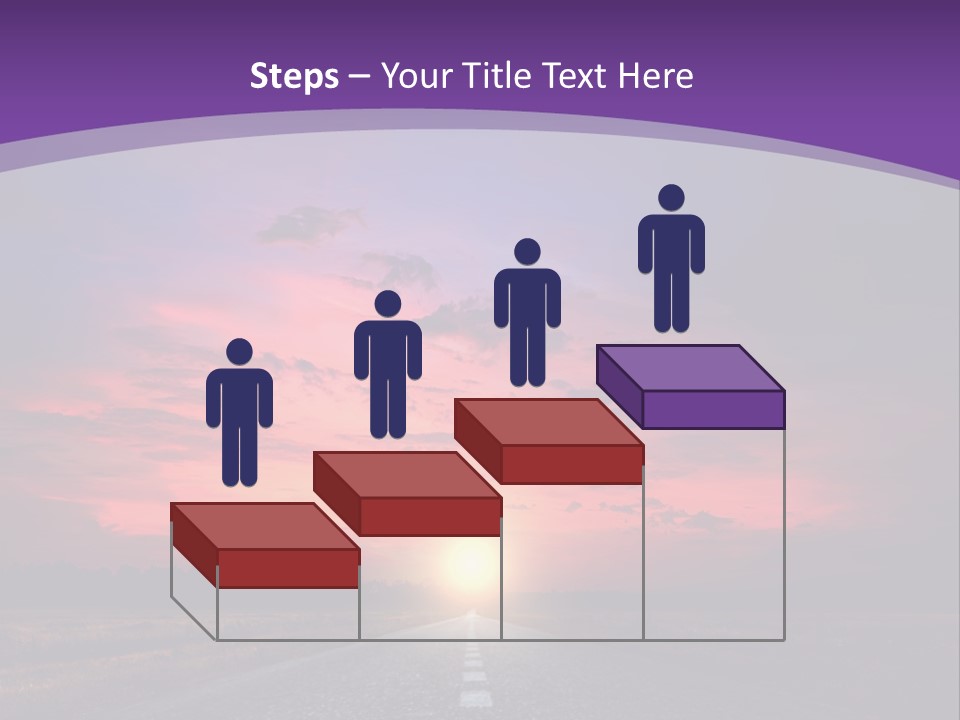 Perspective Journey Freeway PowerPoint Template